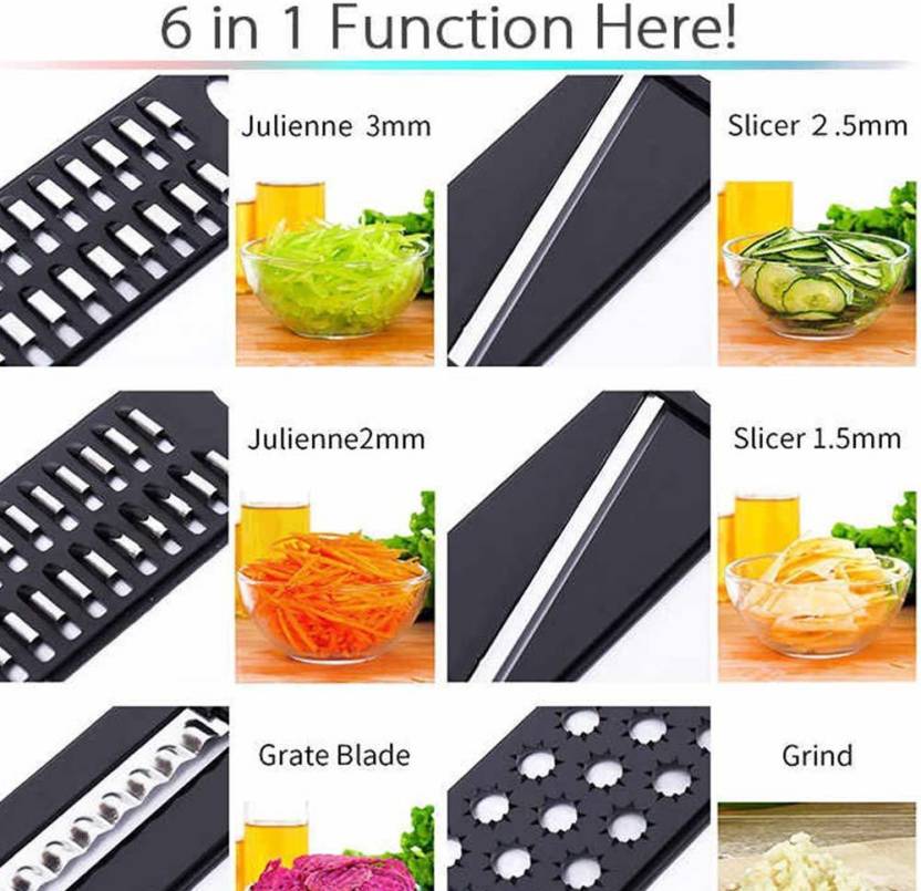 ChefMaster 6-in-1 Multi-Function Vegetable Slicer &amp; Grater