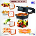 Smart Multi-Function Vegetable & Fruit Slicer with Container