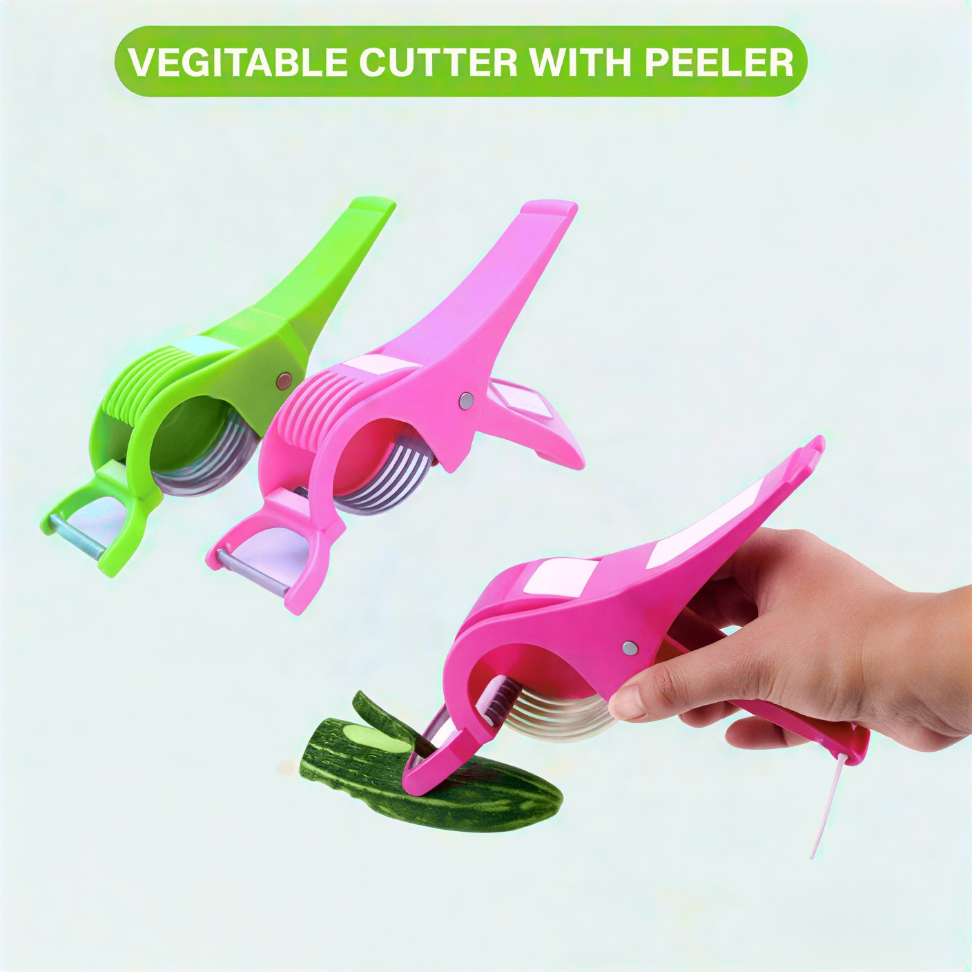 Vegetable Cutter With Peeler