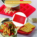 Silicone Waffle Mould Bakeware Tray – Non-Stick Baking Mold