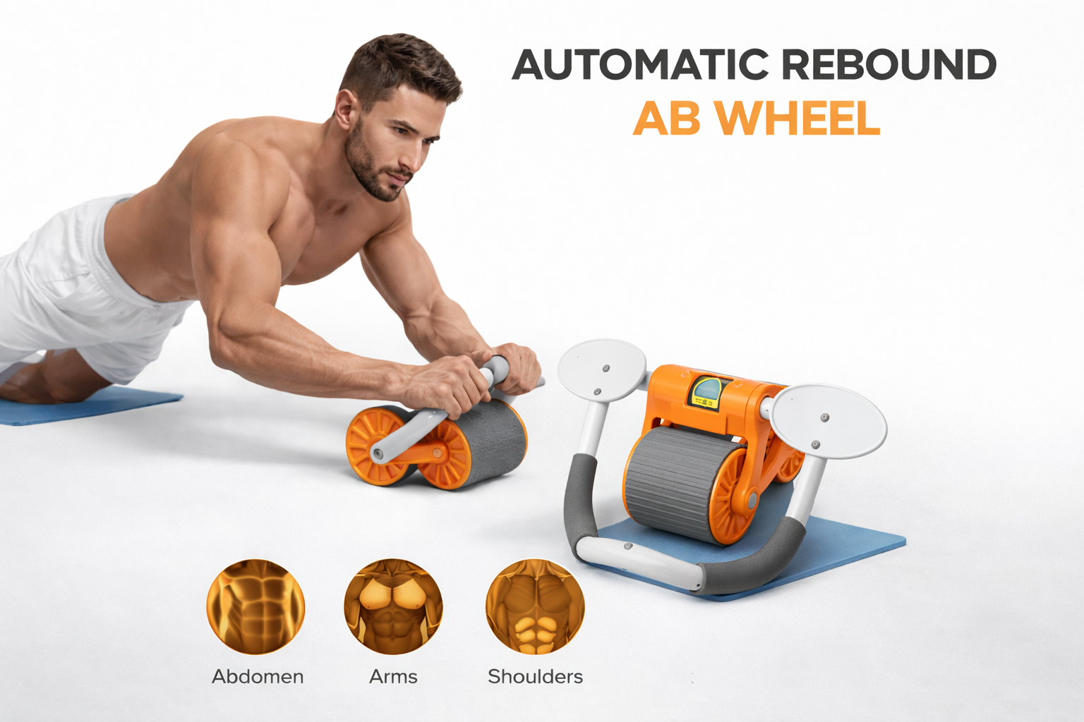 Automatic Rebound Healthy Abdomen Wheel